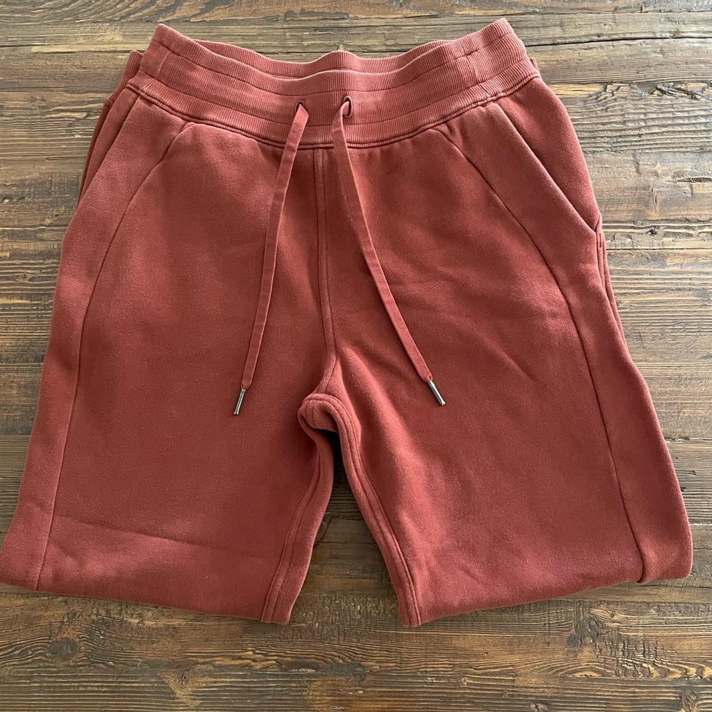 Warm Burgundy Jogger Pants - Picture 3 of 4